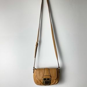 Michael Kors Small Tan Leather Crossbody Purse